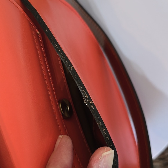 Patricia Nash Coral and Brown Crossbody Bag - Picture 10 of 14